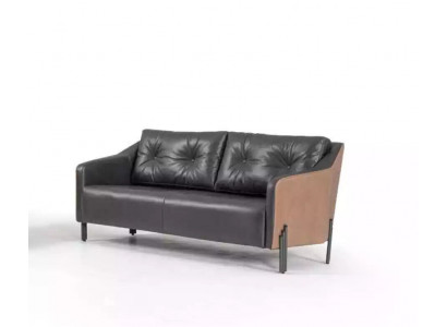 Arbeitszimmer Sofa Couch 3 Sitzer Textil Polster Stoff Neu Büro Möbel