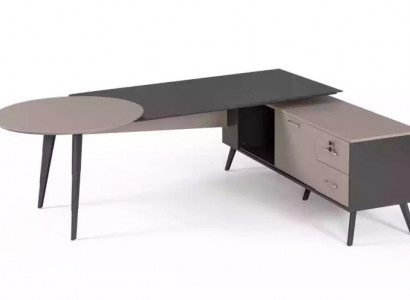 Büromöbel Eckschreibtisch Modern Luxus Tisch Designer Arbeitszimmer Tische