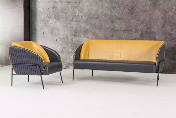 Büro Sessel Stil Modern Arbeitzimmer Design Textil Möbel Polster Stoff