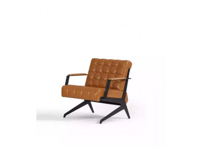Moderner Sessel Büro Möbel Arbeitszimmer Luxus Sitz 75x80x77 Möbel