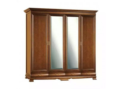 Kleiderschrank Schlafzimmer Schrank braun Farbe Barock Rokoko Schränke
