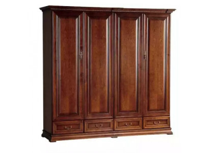 Kleiderschrank Schlafzimmer Holz Schrank Barock Rokoko Schränke 4türig