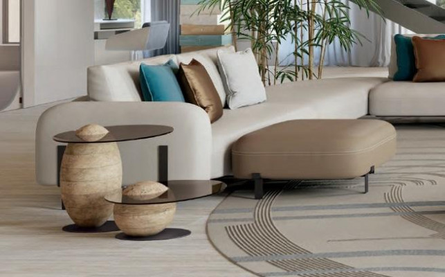 Hocker Design Holz Italienische Möbel Luxus Wohnzimmer Fußhocker Bizzotto Neu
