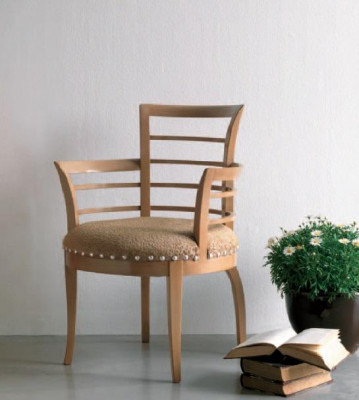 Stühle Wohnzimmer Esszimmer Lehnstuhl Polsterstuhl mit Armlehne Luxus Sessel Neu