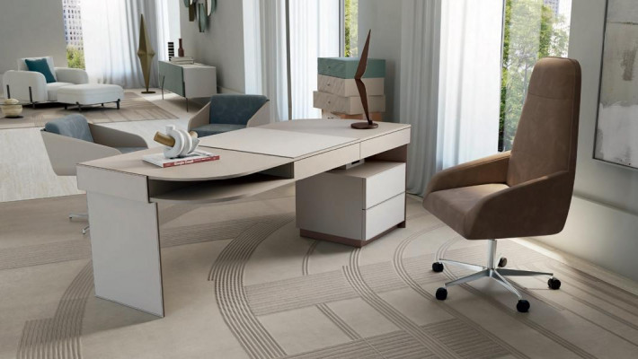 Moderner Luxus Drehbarer Sessel Lounge Sitzkomfort Polster Lehn Möbel Bizzotto