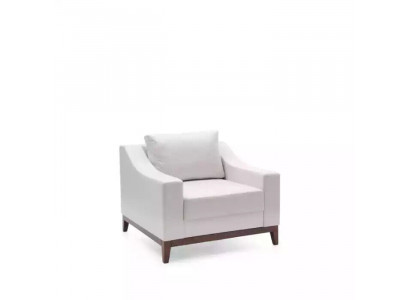Sessel weiß Skandinavisch Polstersessel Fernsehsessel Lounge Club Möbel