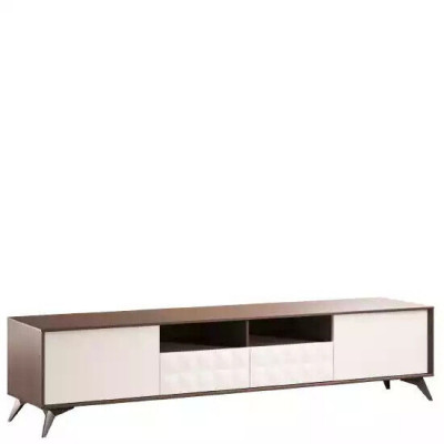 TV-Ständer Lowboard Wohnwand Modern Design Sideboard Holz