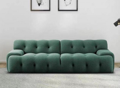 Design Sofa 2 Sitzer Relax Sofas Club Textil Polster Couch Stoff Couchen