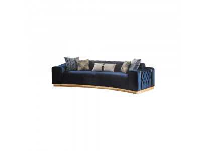 Polstersofa 4-Sitzer Sofa Textil Sitz luxuriöse Design Sofas Modern