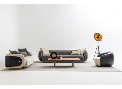 Luxus Sofagarnitur Sofa Grau Garnitur Sofas 4 3 1 Sitzer 3tlg Set Polster