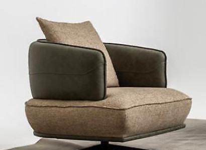 Sessel Design Couch Sofa Relax Textil Lounge Luxus Fernseh Club Polster Sitzer
