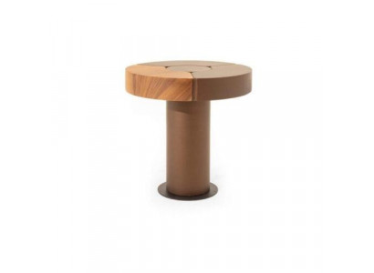 Stilvoller Runder Beistelltisch Wohnzimmer Designer Tische Robuste Möbel