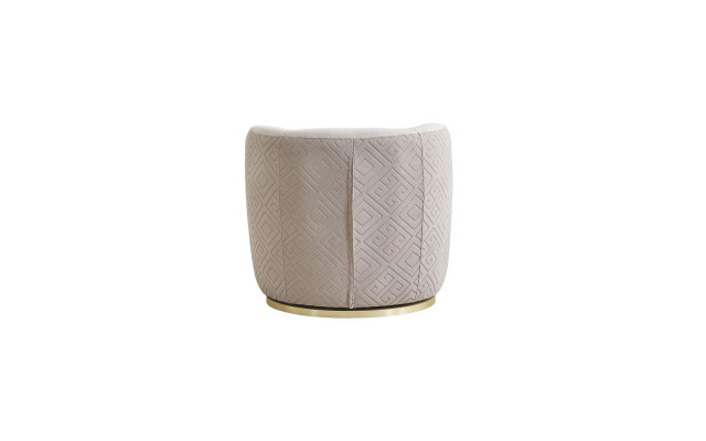 Beiger Wohnzimmer Sessel Designer Polstermöbel Edler Lounge Einsitzer