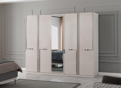 Moderner Kleiderschrank Designer Schlafzimmer Schränke 4-türiger Schrank