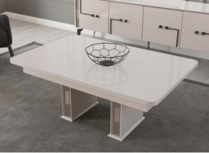 Weißer Couchtisch Wohnzimmer Holztische Luxus Möbel Designer Tische