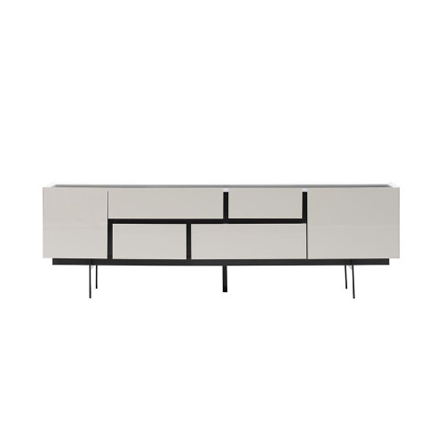 Luxus rtv Lowboard tv Ständer Sideboard Wohnzimmer Holz Weiß Modern