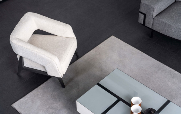Design 1-Sitzer Luxus Sessel Polstermöbel Textil Relaxsessel Modern