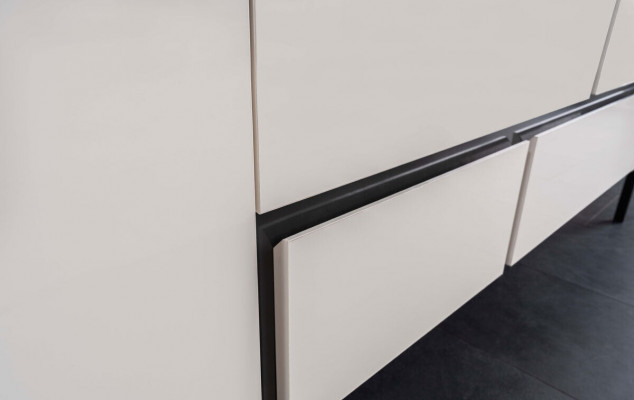 Stilvoll Wohnzimmer Set Besteht aus TV Lowboard und Wandschrank 2tlg.