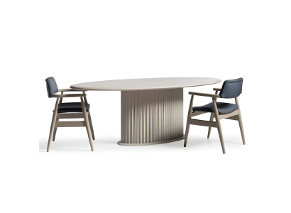 Luxus Essgruppe Komplette Esszimmer Esstisch Stühle 7tlg Beige Essecke