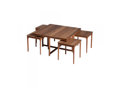 Komplette Couchtische Beistelltische Kaffeetische Sofatische Braun
