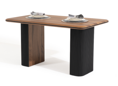 Holztisch Esszimmertisch Esstisch 140 cm Tisch Holz Braun Esszimmer