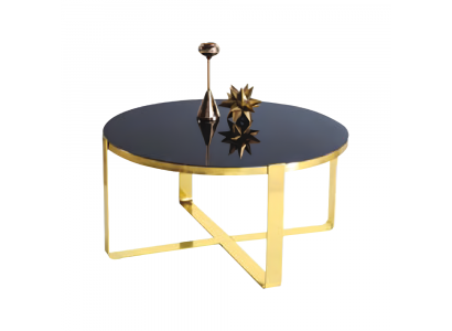 Couchtisch Kaffeetisch Moderne Sofatisch Beistelltisch Glas Gold Tisch
