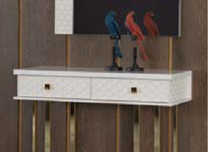 Frisiertisch Schminktisch Weiß Kosmetiktisch Konsolentisch Holz