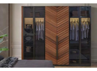 Schlafzimmer Kleiderschrank Luxus Glasschrank Stilvolle Einrichtung
