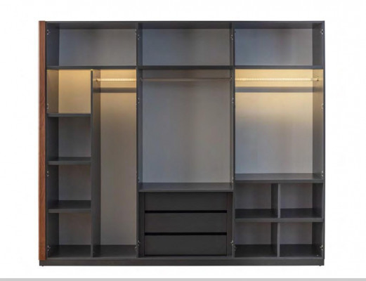 Schlafzimmer Kleiderschrank Luxus Glasschrank Stilvolle Einrichtung