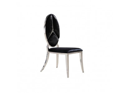 Stuhl Schwarz Neu Stühle Polsterstuhl Sessel Metall Lounge Design Möbel