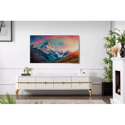 Wohnzimmer tv Ständer Möbel rtv Fernseher Stil Modern Weiß Luxus Holz