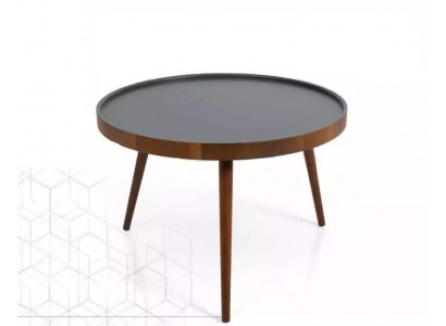 Rund Küche Esstisch Couchtisch Farbe Braun Neu Stil Modern Holz