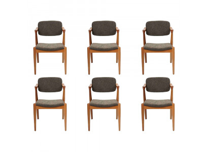 Luxus Esszimmer Möbel Designer 6x Stühle Neu Einrichtung Grau Modern Stühle