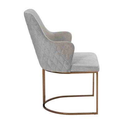 Moderne grau Esszimmerstühle stilvoll Küchenstühle Luxus Design 4x Stühle neu
