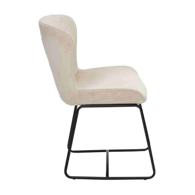 Esszimmerstuhl 2x Stühle Esszimmer Modern Stuhle Metall Design Weiß neu