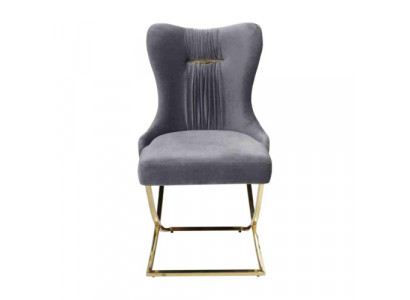 Esszimmer Stühle Luxus Sessel Stuhl Grau Lehnstuhl Wohnzimmer Möbel Neu