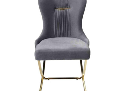 Esszimmer Stühle Luxus Sessel Stuhl Grau Lehnstuhl Wohnzimmer Möbel Neu