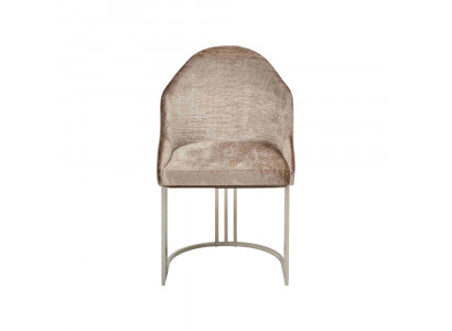 Esszimmer Stuhl 1 Sitzer Sessel Edelstahl Luxus Modern Möbel Design neu
