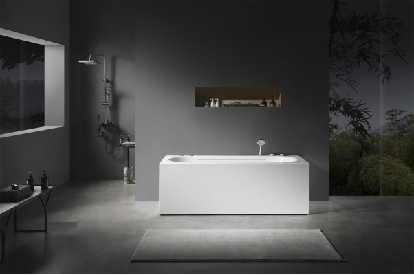 Luxus Wanne Whirlpool Sprudel Massagedüsen Badewanne Whirlwanne LED