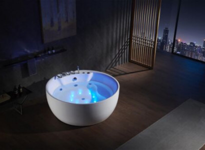 Indoor Whirlpool Badewanne Whirlwanne Wasserstrahlen Spa Wanne Relax