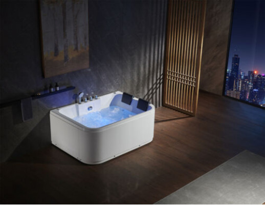 Whirlpool Massagedüsen Badewanne Doppelte Wanne Eckbadewanne Wanne 2 Personen