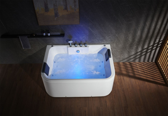 Whirlpool Massagedüsen Badewanne Doppelte Wanne Eckbadewanne Wanne 2 Personen