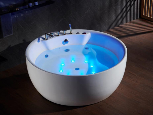 Indoor Whirlpool Badewanne Whirlwanne Wasserstrahlen Spa Wanne Relax