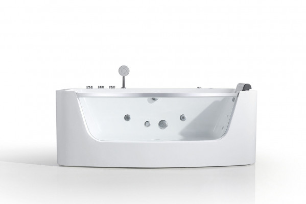Luxus Whirlpool Badewanne 150x80cm Glasfront Wanne Badewannen Luxus Wannen