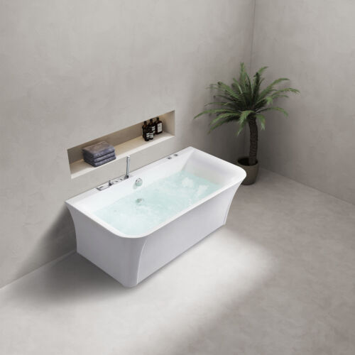Badewanne Whirlwanne Jacuzzi Indoor Whirlpool Home Spa Weiß Wanne