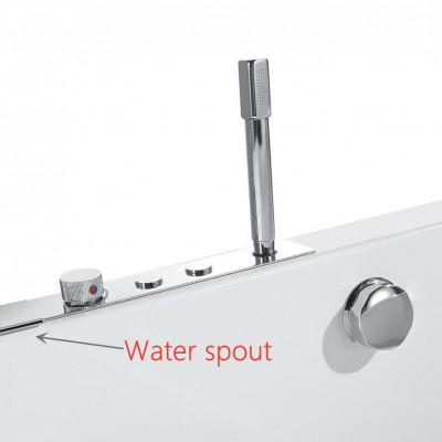 Badewanne Whirlwanne Indoor Whirlpool Home Spa Weiß Wanne