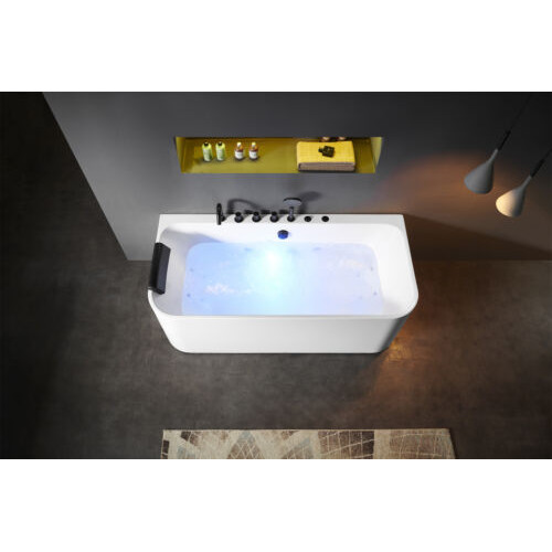 Acryl Whirlwanne Jacuzzi Indoor Whirlpool Badewanne Home Spa Weiß