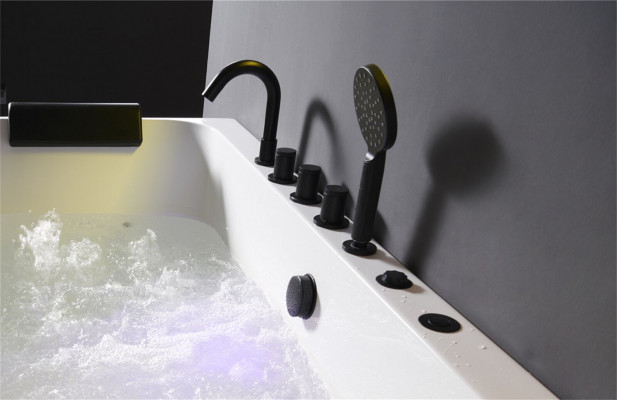 Acryl Whirlwanne Indoor Whirlpool Badewanne Home Spa Weiß