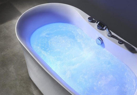 Acryl Whirlwanne Indoor Whirlpool Badewanne Home Spa Weiß