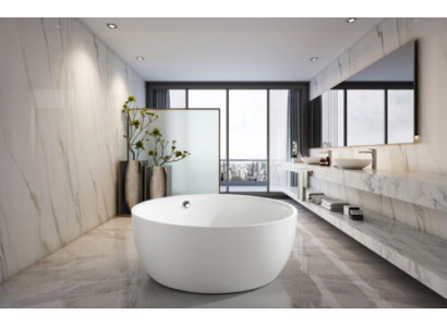 Runder Badewanne Standbadewanne Badezimmer Wanne Freistehende Weiß